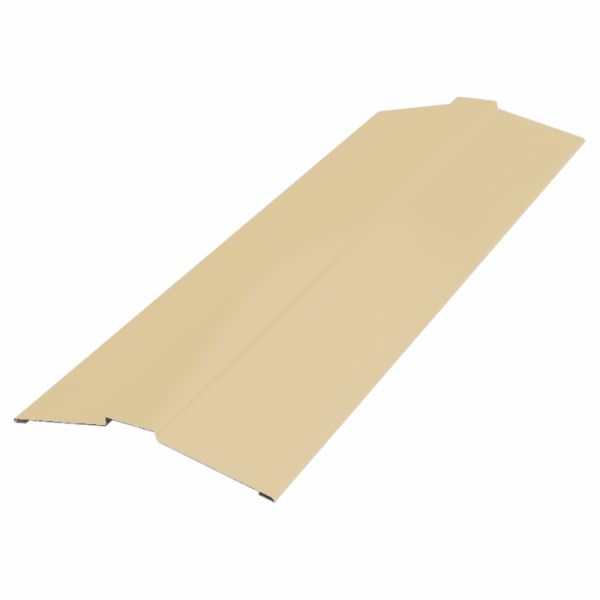 Планка конька фигурного 150х150 мм, 2000 мм, цвет RAL 1014