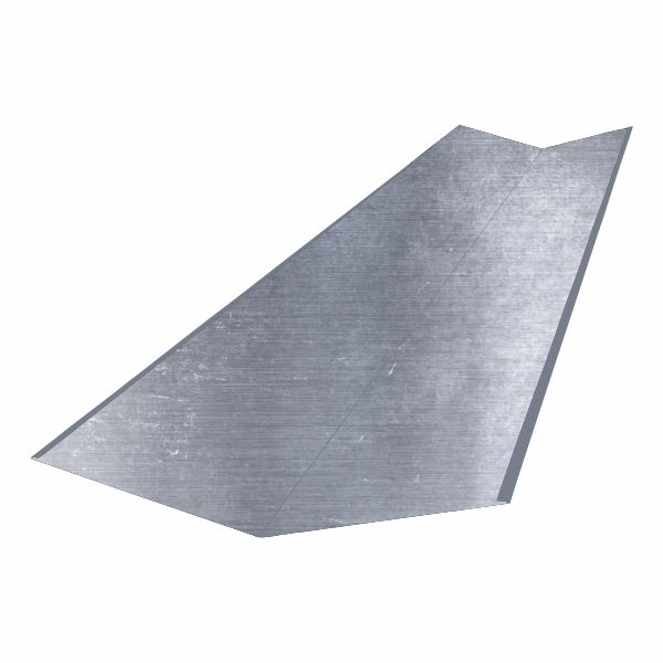 Планка ендовы нижняя 298х298 мм, 2000 мм, цинк