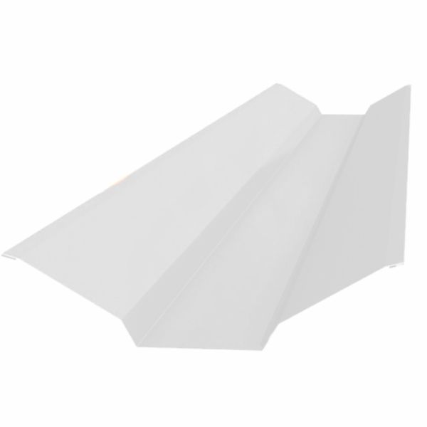 Планка ендовы верхняя 76х76 мм, 2000 мм, цвет RAL 9003