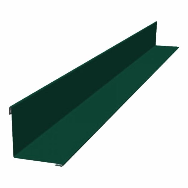 Планка угла внутреннего 100х100 мм, 2000 мм, цвет RAL 6005