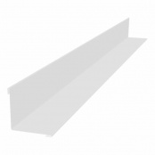 Планка угла внутреннего 100х100 мм, 2000 мм, цвет RAL 9003