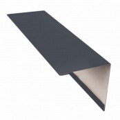 Планка угла внешнего простая 75х75 мм, 2000 мм, цвет RAL 7024