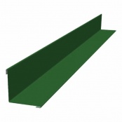 Планка угла внутреннего 75х75 мм, 2000 мм, цвет RAL 6002