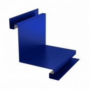 Планка угла внутреннего сложная 75 мм, 2000 мм, цвет RAL 5002