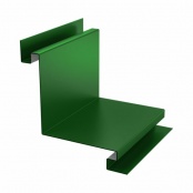 Планка угла внутреннего сложная 75 мм, 2000 мм, цвет RAL 6002