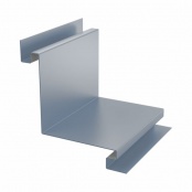 Планка угла внутреннего сложная 75 мм, 2000 мм, цвет RAL 7004