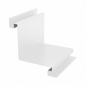 Планка угла внутреннего сложная 75 мм, 2000 мм, цвет RAL 9003