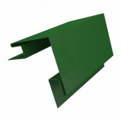 Планка угла наружного сложная 75 мм, 2000 мм, цвет RAL 6002