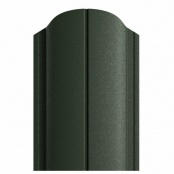 Штакетник металлический ELLIPSE, покрытие VikingMP E, 0,5 мм, цвет RAL 6007, односторонний окрас, верх фигурный