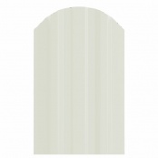 Штакетник металлический LANE, покрытие NORMAN, цвет RAL 9002, верх фигурный односторонний окрас 