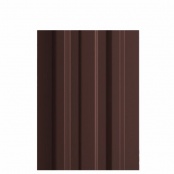 Штакетник металлический LANE, покрытие NORMAN, цвет RAL 8017, верх прямой, односторонний окрас 