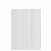 Штакетник металлический LANE, покрытие NORMAN, цвет RAL 9003, верхпрямой, односторонний окрас