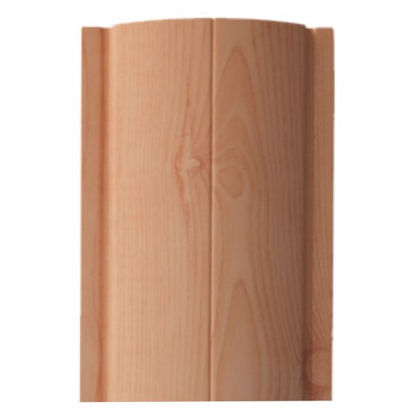 Штакетник металлический RONDO, 0,45 мм, Орех 3 Д, верх прямой 