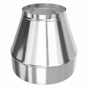 Коническое окончание Ø150/210, нержавейка 0,5 мм/ нержавейка 0,5 мм (ИНС)