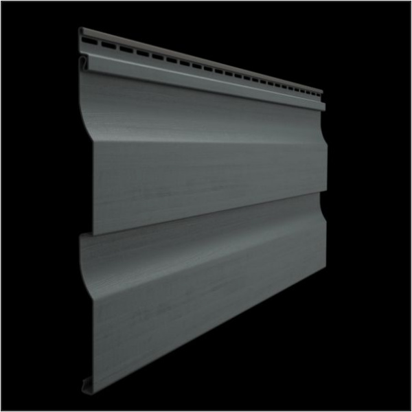 Сайдинг Docke (Дёке) PREMIUM, Корабельный брус D4.5D INTENSIVE, цвет графит