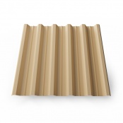 Профнастил НС-44 (Полимер) Цвет RAL 1014, толщина  0.5 мм (А)