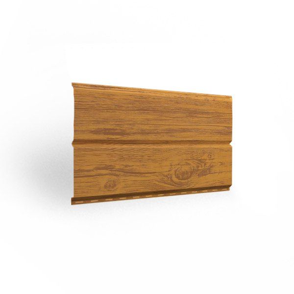 Металлический сайдинг Брус (А), золотистый дуб