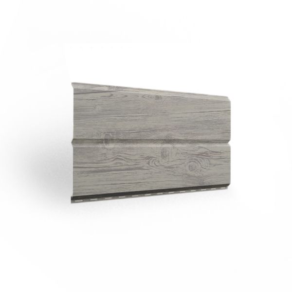 Металлический сайдинг Брус (А), серый дуб