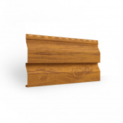 Металлический сайдинг "Корабельная доска", золотой дуб (0,45)