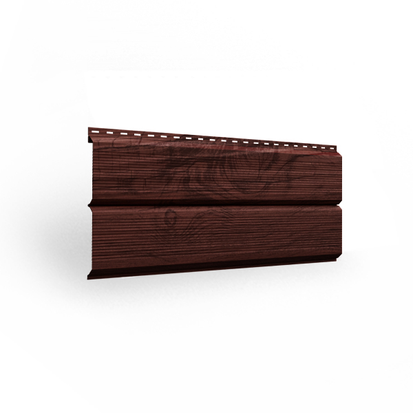 Металлический сайдинг Евробрус гофра (А), темный дуб