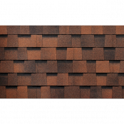 Ламинированная черепица Döcke серия DRAGON Lux, цвет кофе