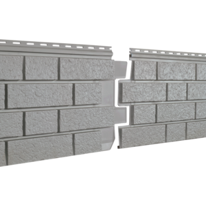 Фасадная панель U PLAST STONE S-Lock Клинкер Нордик, дым