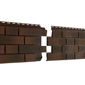 Фасадная панель U PLAST STONE S-Lock Клинкер Нордик, глина