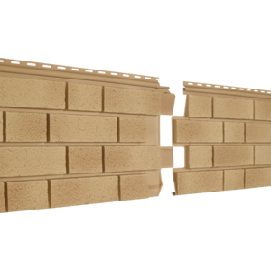 Фасадная панель U PLAST STONE S-Lock Клинкер Балтик, светлая медь