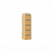 Угол наружный Grand Line Клинкерный кирпич Премиум, горчичный, шов 7006