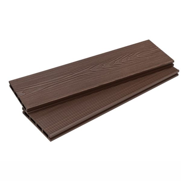 Доска террасная ArtDeco "Premium" 26х138х3000, цвет шоколад 3D 