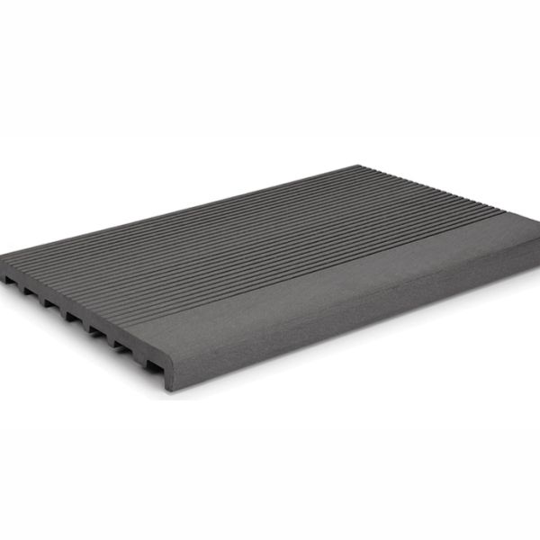 Ступень массив ArtDeco "Premium" 345х22х3000, цвет графит 3D