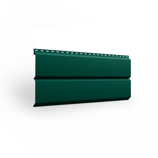 Металлический сайдинг Евробрус (А), 0,4 мм, цвет RAL 6005