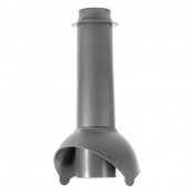 Выход канализации KROVENT Pipe-VT 110/125 is, 700 мм, цвет серый