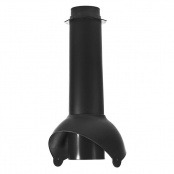 Выход канализации KROVENT Pipe-VT 110/125 is, 700 мм, цвет черный