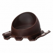 Основание Krovent Base-VT Prof 21 125/150 для вентиляционной трубы, цвет коричневый