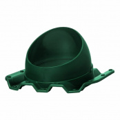 Основание Krovent Base-VT Prof 21 125/150 для вентиляционной трубы, цвет зеленый