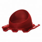 Основание Krovent Base-VT Prof 21 125/150 для вентиляционной трубы, цвет красный