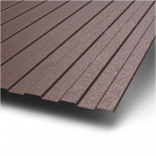 Профнастил С-8, VikingMP E, цвет RAL 8019, толщина 0,5 мм