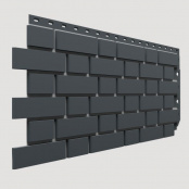 Фасадная панель Docke (Дёке) фламандская кладка гладкого кирпича FLEMISH Standart, тёмно-серый