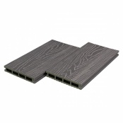 Доска террасная Altay Decking 24х150х6000 мм, цвет серый, рисунок. Б